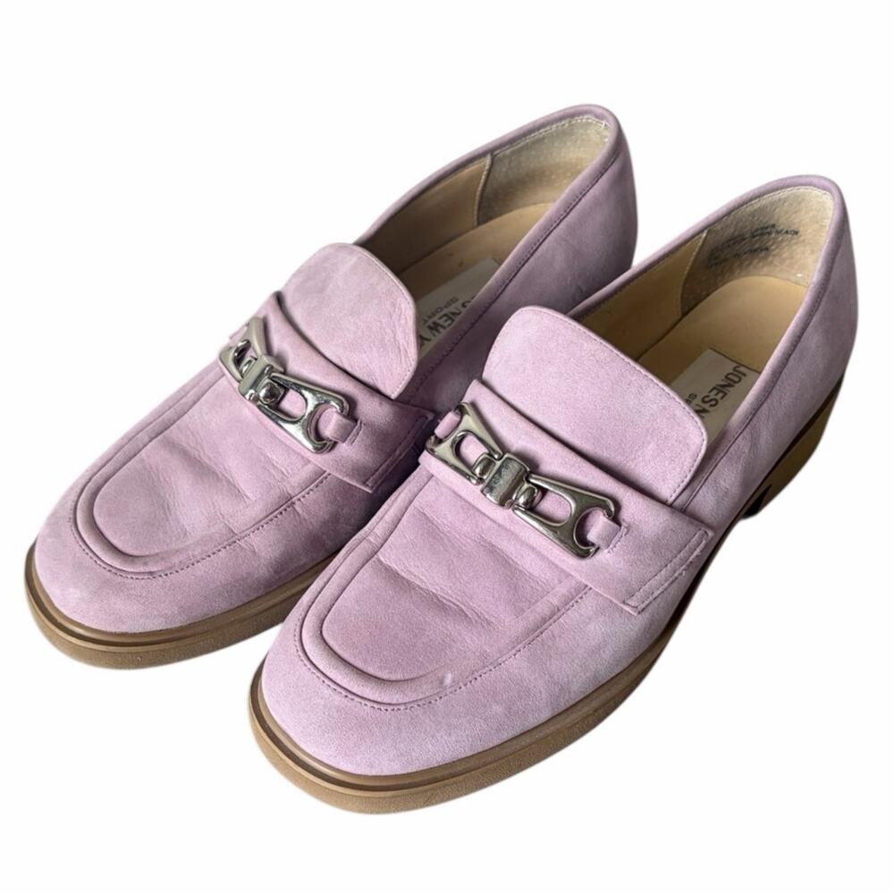 Jones New York Sport Women's Purple Suede Horsebit Loafers Shoes Sz 7M Career